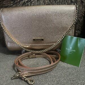 Kate spade New York Greer leather crossbody or handbag in rose gold New